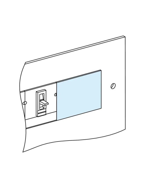 Piastra otturazione Schneider per NS-INS-250V Prisma G P LVS03249