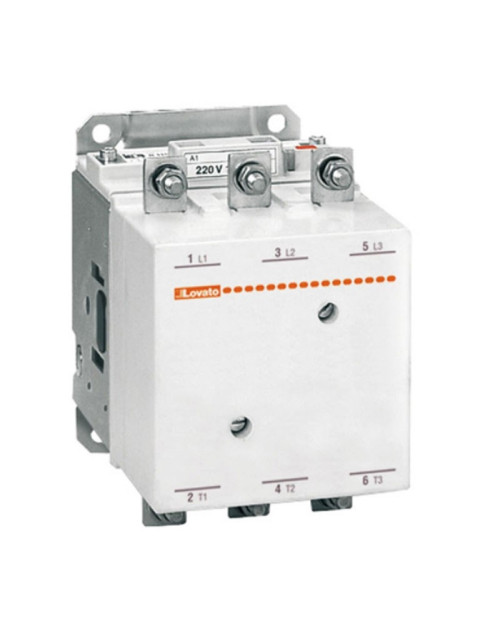 Contactor tripolar Lovato 265A bobina 110-125V ac-dc 11B25000110