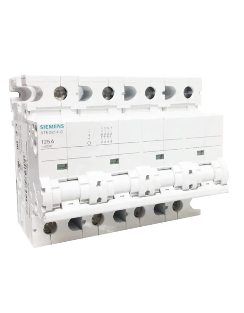 Interruptor de desconexión Siemens 4P 125A 6 módulos 5TE28140