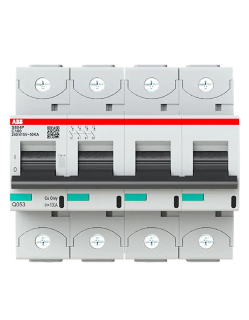 Abb 4P 100A 50KA C S804P 6M S804PC100 Leistungsschalter