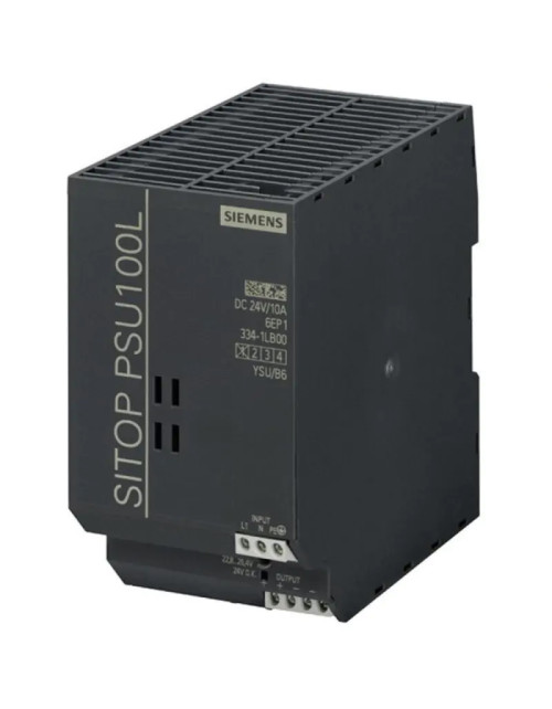 Alimentation à découpage Siemens SITOP PSU100L 1F/24DC 10A 6EP13341LB00