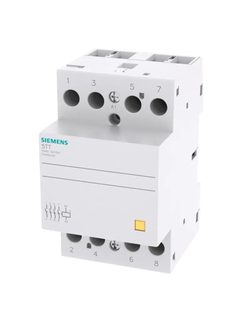 Siemens contactor 63A 4NO 230VAC/DC 3 modules 5TT50500