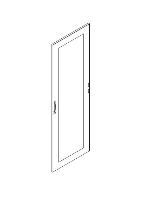 Bticino MAS puerta de cristal para armarios de suelo HDX 600X1800 91865/60VR