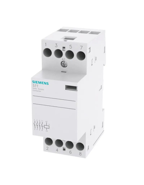 Contacteur Siemens 25A 4NA 24VAC 2 modules 5TT58302