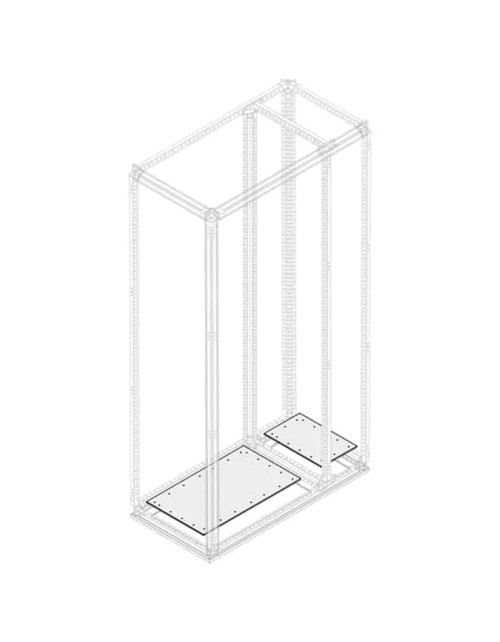 Flangia Abb ingresso cavi fissa per quadri IP65 200x500mm PFCF2051