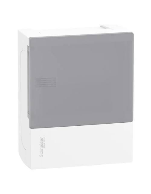 Cuadro eléctrico de pared Schneider 6 módulos IP40 BLANCO/FUME MIP10106T