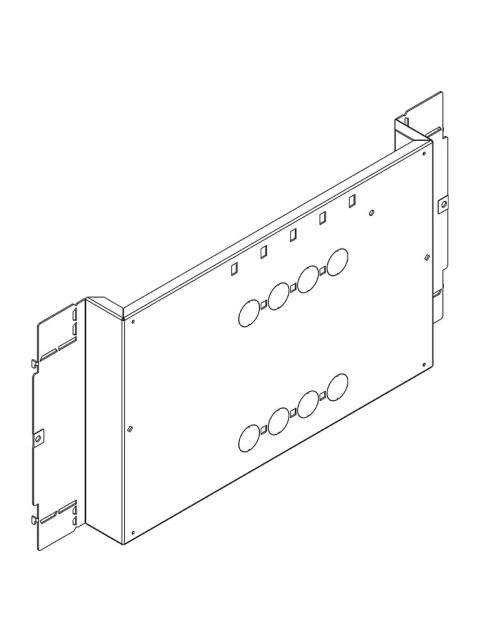 Bticino fixing plate for MW630 in 9561P/SW panels and cabinets