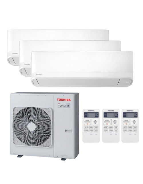 Climatiseur d'essai Toshiba Seiya 9000+12000+12000BTU