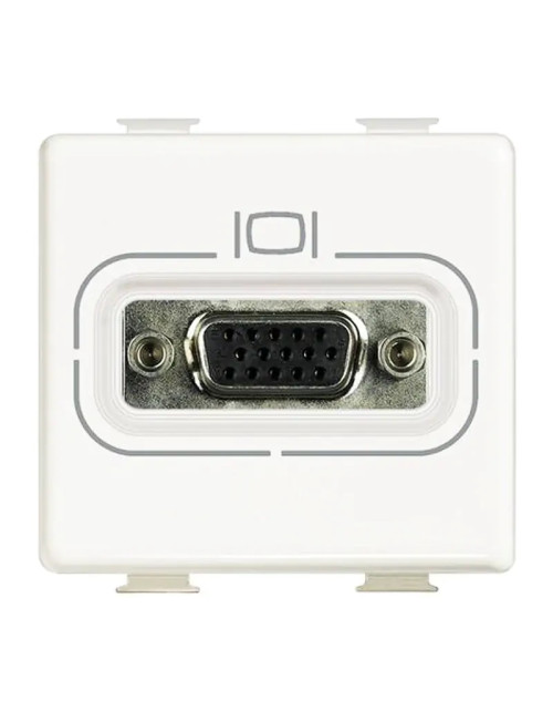 Bticino Matix HD15 VGA white AM4282 series connector socket