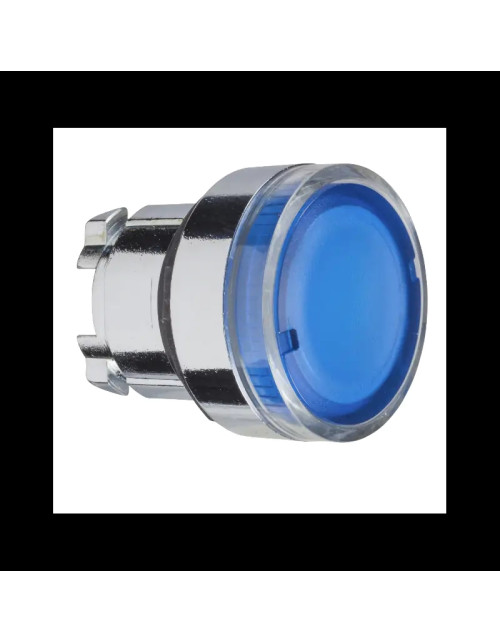 Telemecanique button head luminous Blue BA9S ZB4BW36