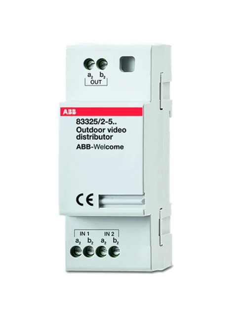 Concentrateur pour plaques de rue Abb 2 modules DIN WLD201X