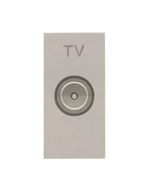 Borne de prise TV Abb Zenit N2150.7 PL Type M Argent Z1131PL