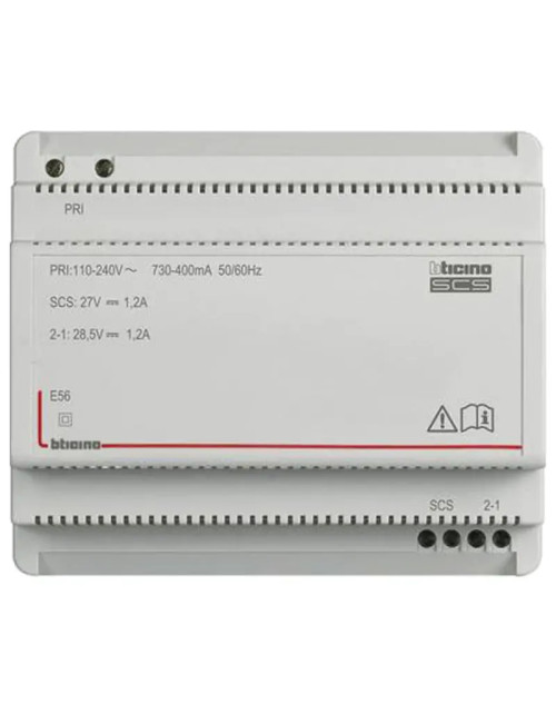 Bticino MY HOME alimentatore BUS SCS 6 moduli 1.2A 110-240V E56