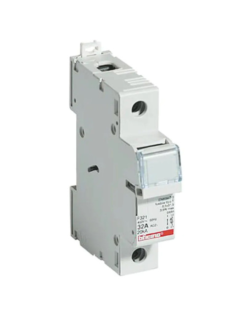 Bticino fuse holder disconnector 1P 32A 500V 1 module F321