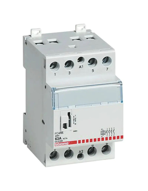 Bticino contattore 4NO 63A 230V 3 moduli FC4A6/24N