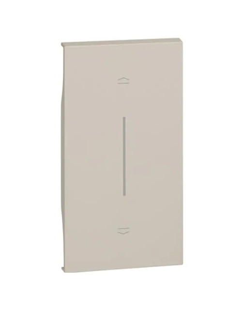 Cover Bticino Living Now con simbolo SU/GIU 2M sabbia KM05MH2