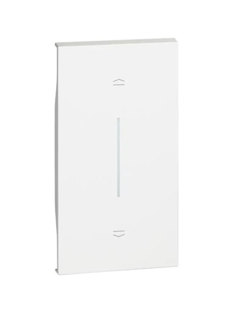 Bticino Living Now cover with UP and DOWN symbol 2M white KW05MH2