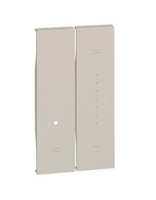 Bticino Living Now Cover for Dimmer 2 Modules Sabbia KM19