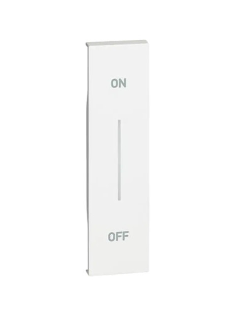 Bticino Living Now cover with ON/OFF function 1M white KW01MHAG