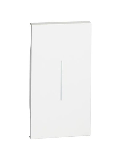 Cover Bticino Living Now con simbolo neutro 2M bianco KW01MH2