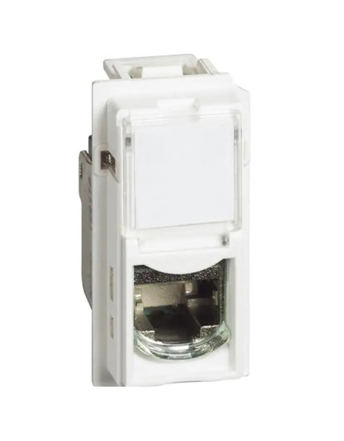 Bticino Living Now conectores STP cat6 RJ45 sin herramientas blanco KW4279C6S