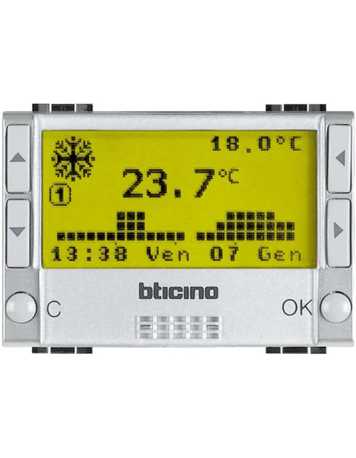 Bticino Livinglight Tech NT4451 Zeitthermostat