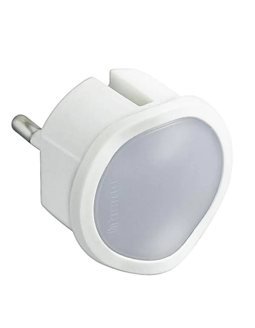 Adaptador de luz de emergencia Bticino con enchufe alemán, blanco S3625DL