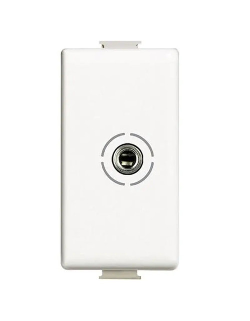 Bticino Matix blanco 3,5 jack AM4280 conector de audio y vídeo