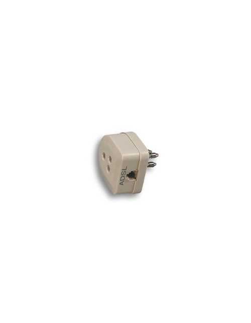 Three-pole Fanton plug with ADSL PLUG