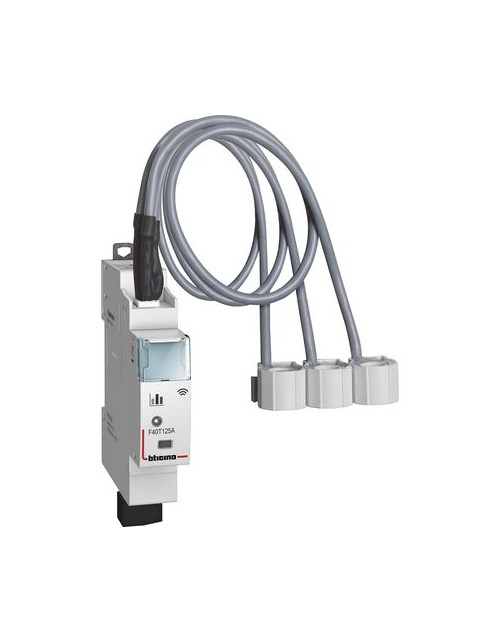 Misuratore di consumi per linee trifase Smart Bticino F40T125A