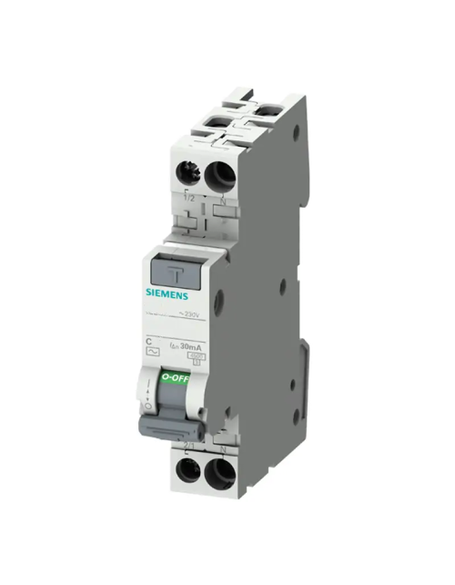 Disjoncteur différentiel Siemens 16A 4,5KA 1P+N Type A 30ma 5SV13137KK16