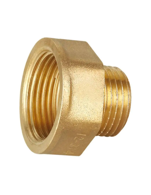 Reduced sleeve for IBP pipes F/M 1 1/4 x 1 in brass 8243 M10008000