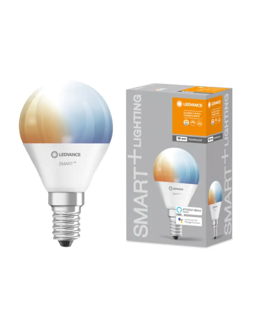 Lampadina Sfera WIFI Osram Ledvance SMART CLASSIC P40 5W E14 SMT485617WF