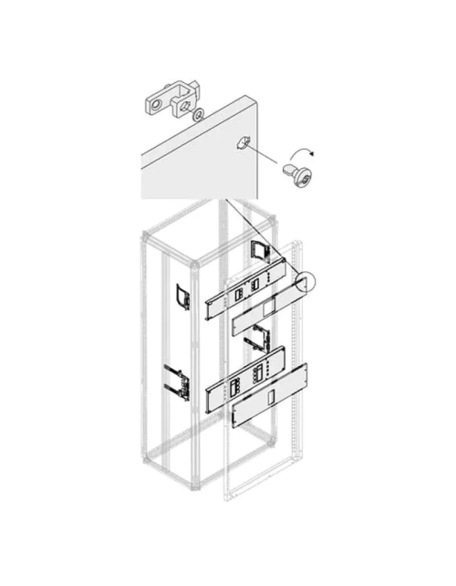 Abb T6 kit for horizontal installation of fixed Tmax 3/4P switches PHCT6401