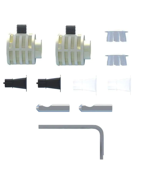 Kit para fijación oculta de sanitarios suspendidos Fischer WB9 B LV 00551883