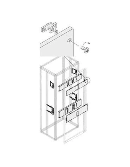 Abb XT4 kit for horizontal installation of fixed Tmax 3/4P switches PHCX4401