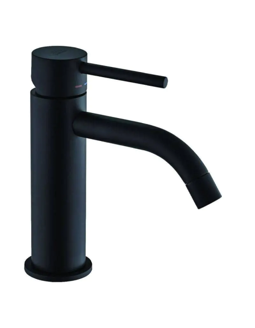 Paffoni Light matt black LIG071NO waste-free basin mixer