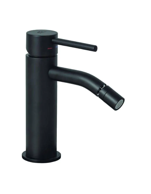 Paffoni Light bidet mixer without waste matt black LIG131NO