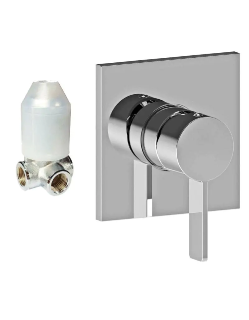 Built-in single-lever shower mixer Paffoni Rock chrome RO010CR