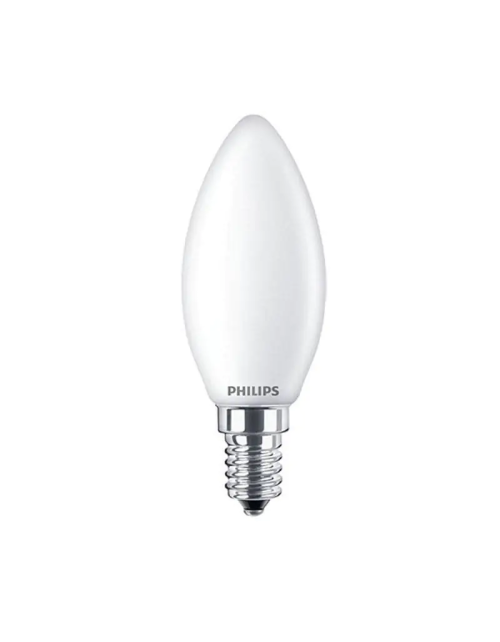 Ampoule LED olive Philips 6,5W raccord E14 4000K 806 lumen INCACAN60840G2
