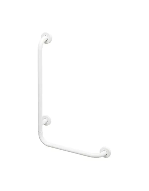 Left support handle for disabled bathrooms Gedy Fortis 90° white 6490-01-02