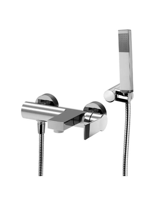 Mezclador de baño externo Paffoni Tango con soporte de pared TA023CR