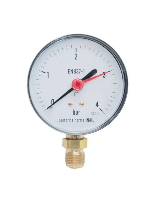 Ferrari gas pressure gauge 10 bar 1/4 radial connection 63 mm 110511/10