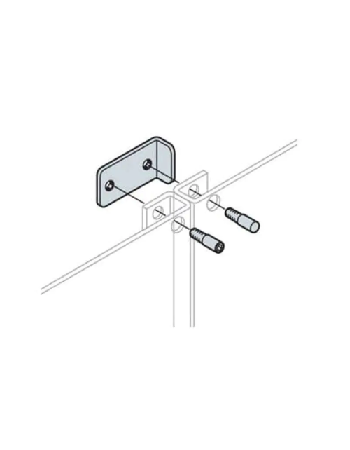 Kit unione Abb piastra di fondo maggiorata in acciaio per Quadri e Armadi IS2 EA2113