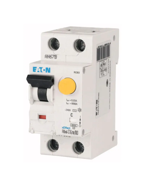 Eaton FRBM6 20A 1P+N 300MA AC 6KA 177634 differential circuit breaker