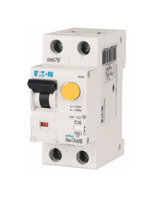 Eaton FRBm6 16A 1P+N 300MA 'AC' 6KA 177633 disyuntor diferencial