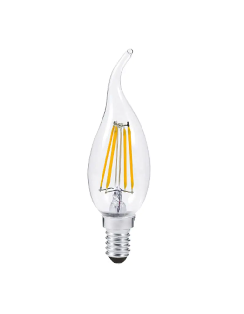 Poliplast LED filament flame bulb 5W 3000K E14 socket 500725W