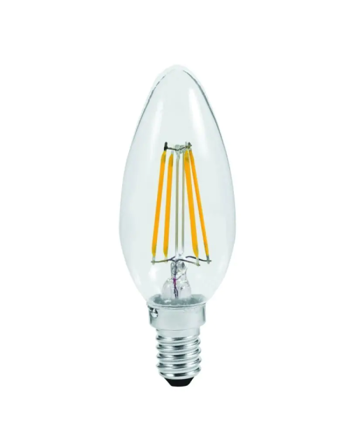 Poliplast Filament-Kerzenlampe 5W 3000K E14-Anschluss 500724W