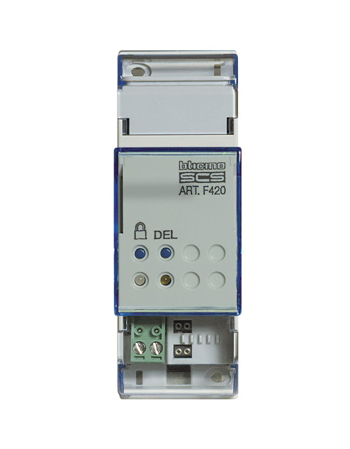 Module de scénario Bticino pour automatisme de sonorisation F420