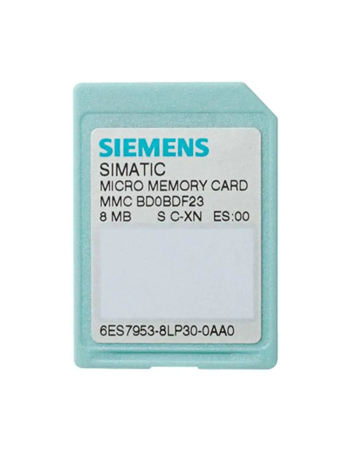 Carte mémoire Siemens pour S7-300/ET200 2 Mo 6ES79538LL310AA0